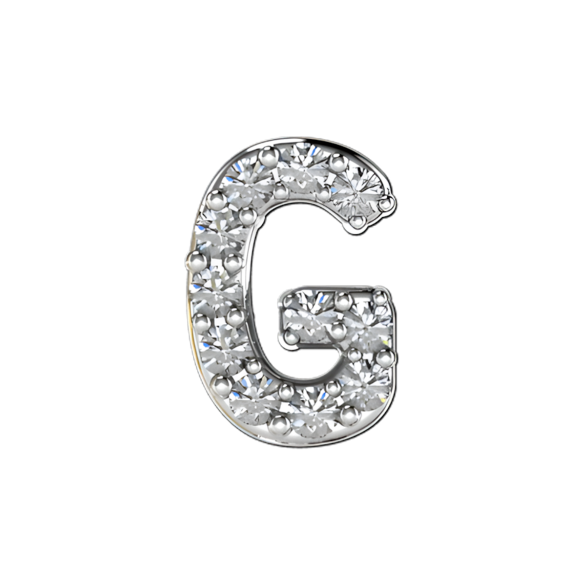 Charm G zirconium silver