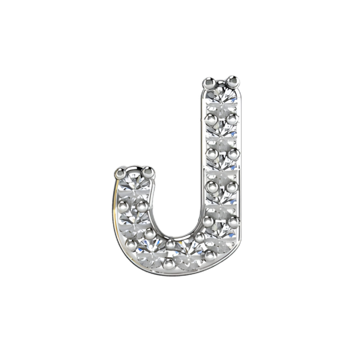 Charm J zirconium silver