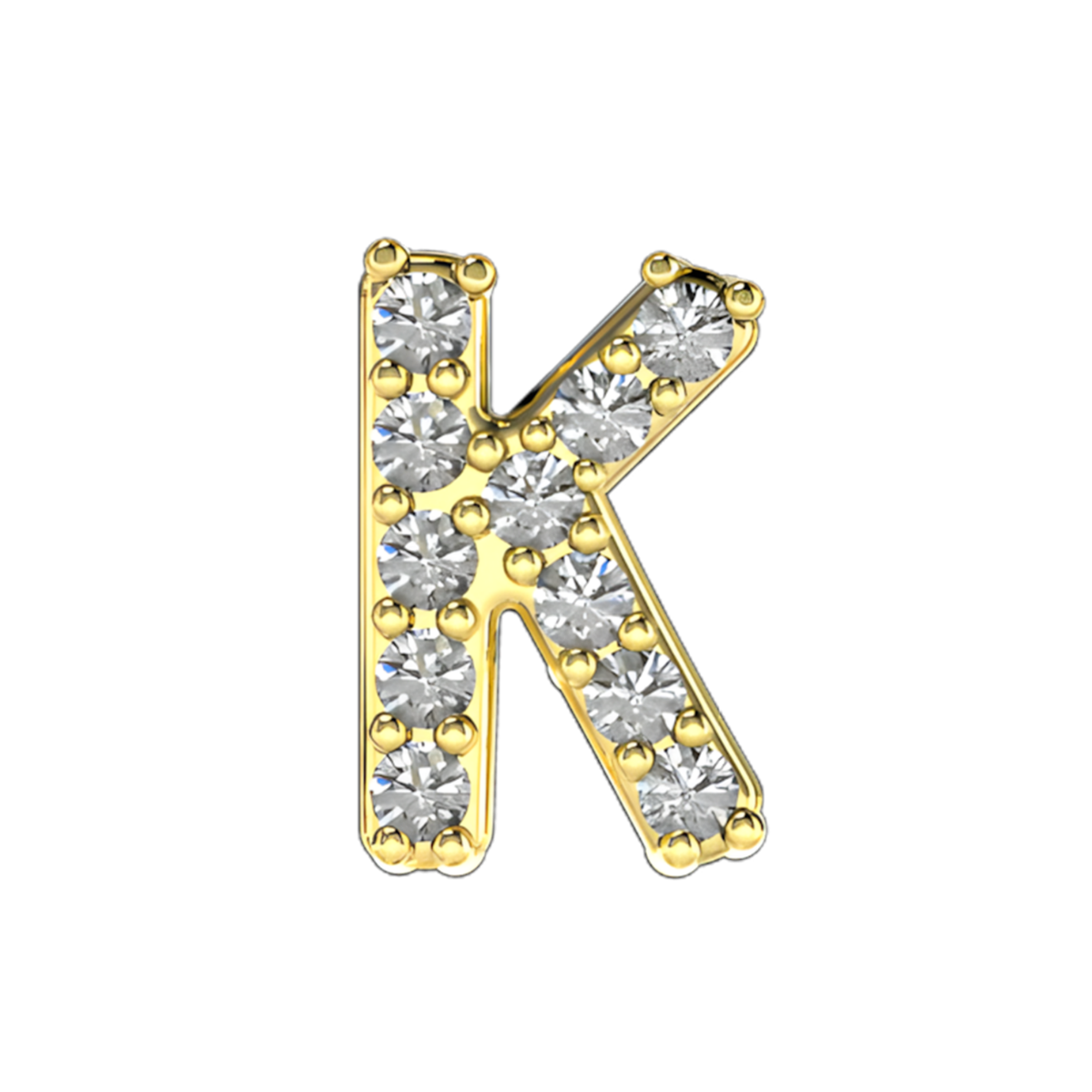 Charm K zirconium Gold