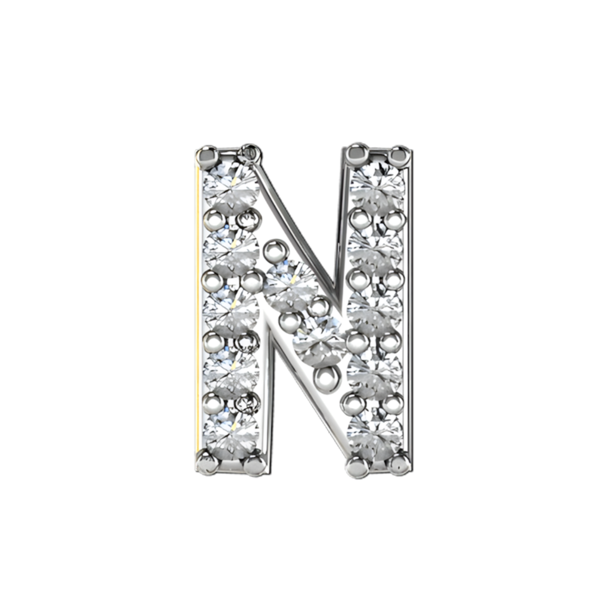 Charm N zirconium silver