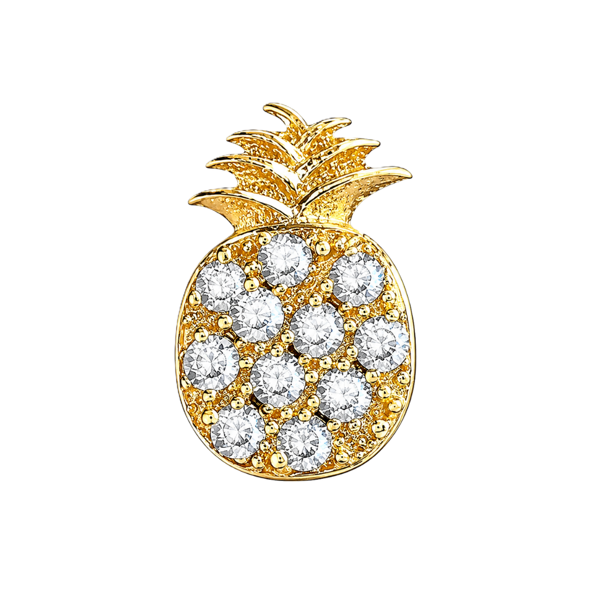 Charm ANANAS zirconium gold