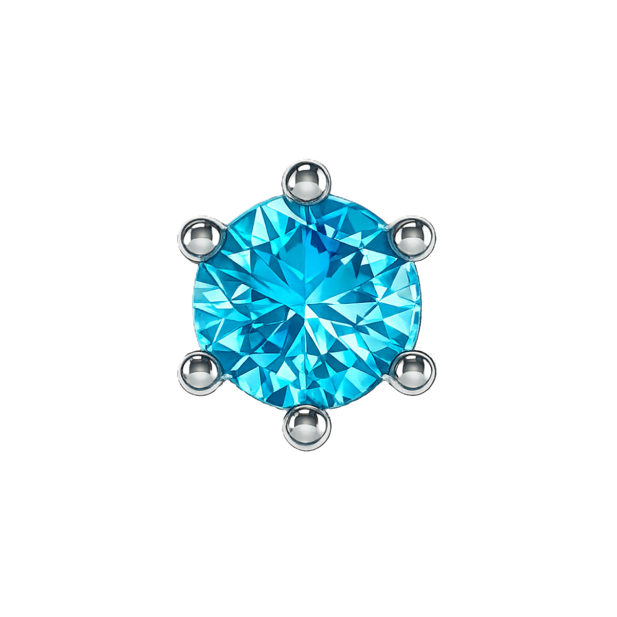 Turquoise sterling silver charm