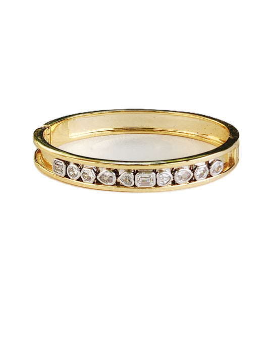 "CONSTELLATION" hinged bangle