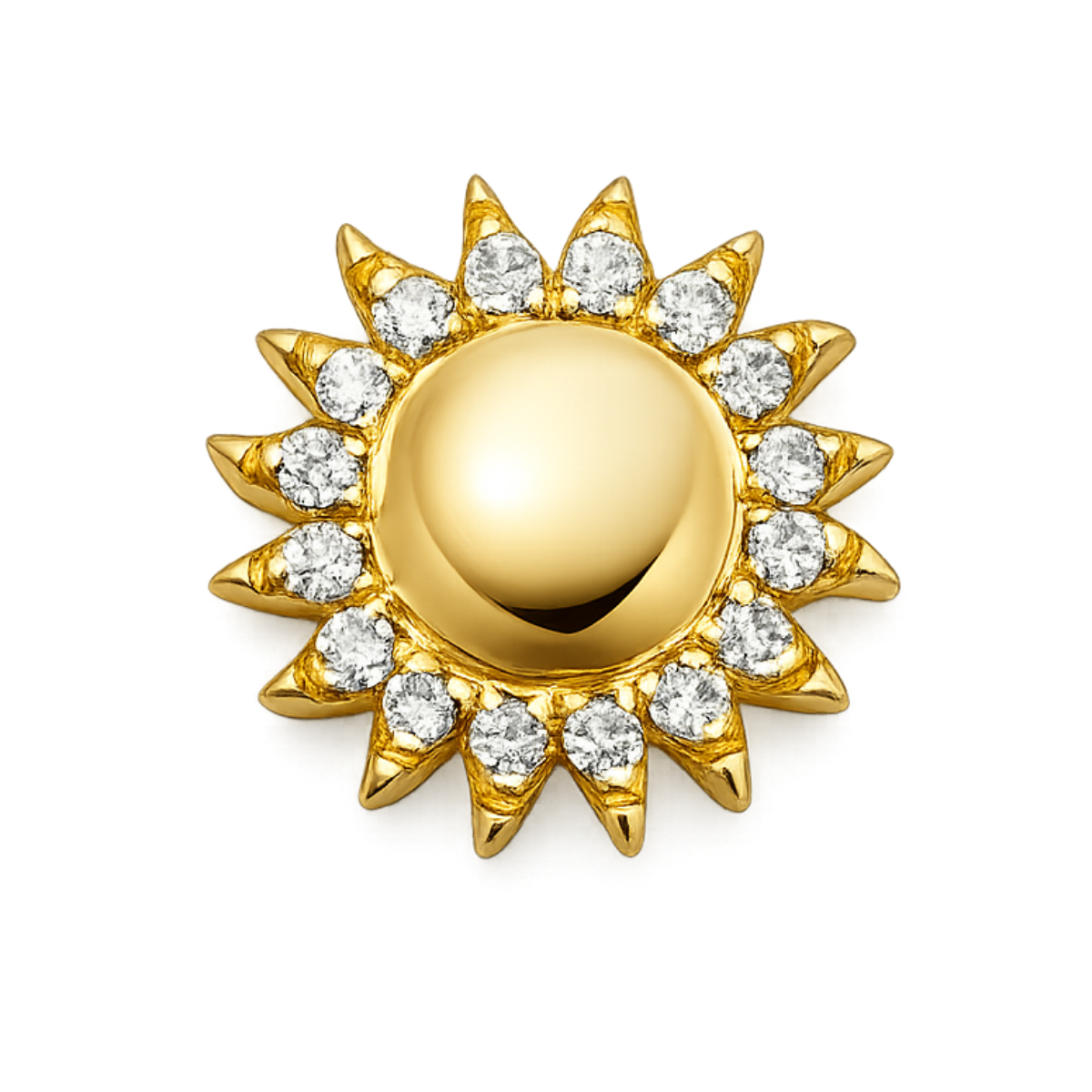 Charm SOLEIL zirconium gold