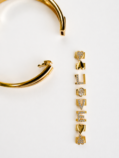 Jonc ouvrant "LOVE"