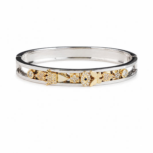 "FORTUNE" Hinged Bangle