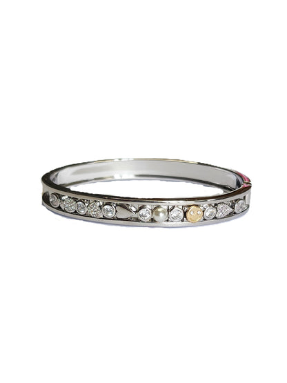 Opening bangle "WRITE MY NAME IN THE SAND - SILVER-"