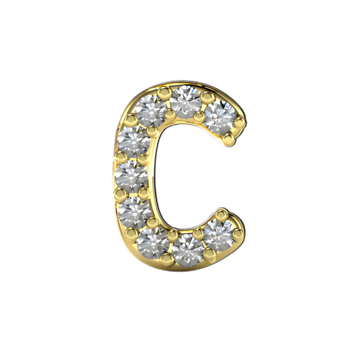 Charm C zirconium gold