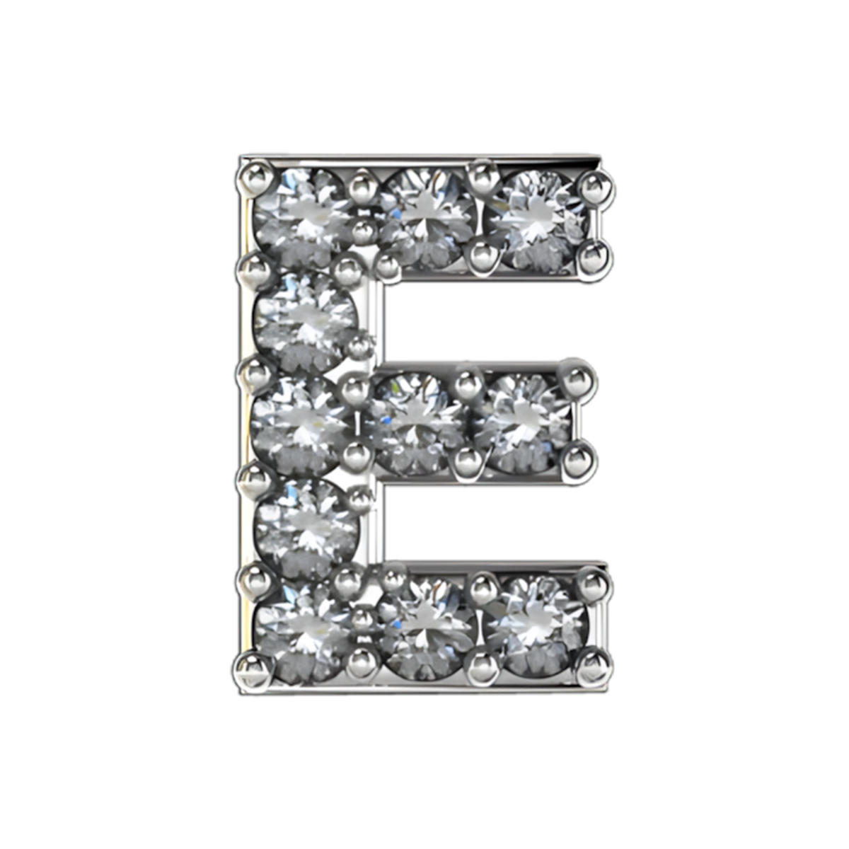 Charm E zirconium silver