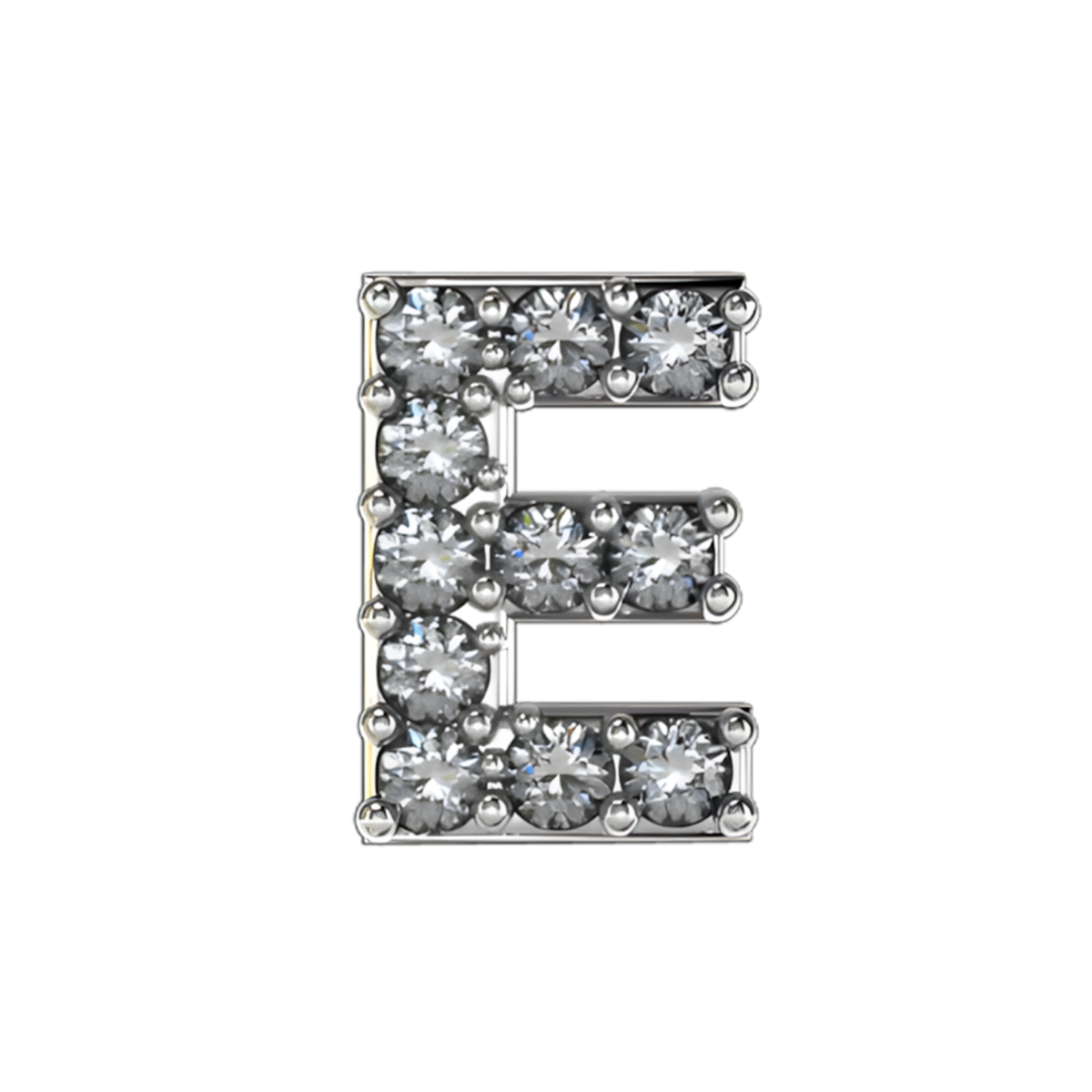 Charm E zirconium silver