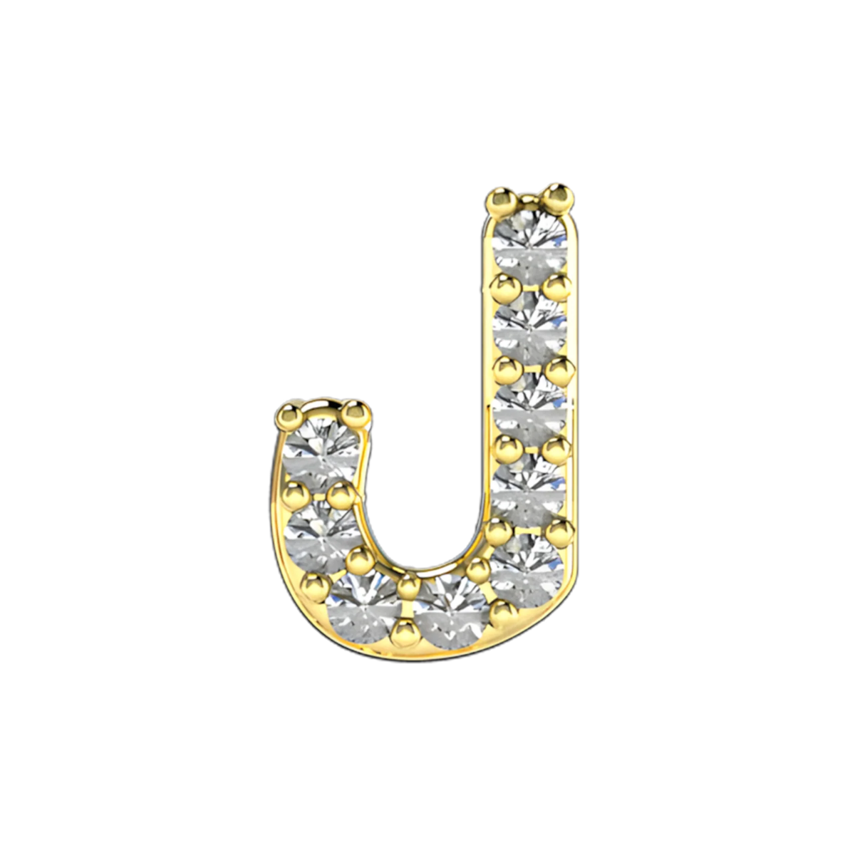 Charm J zirconium Gold