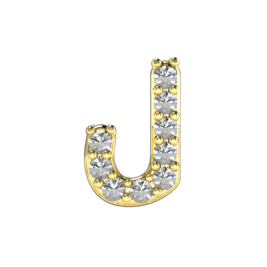 Zircon Gold Charm
