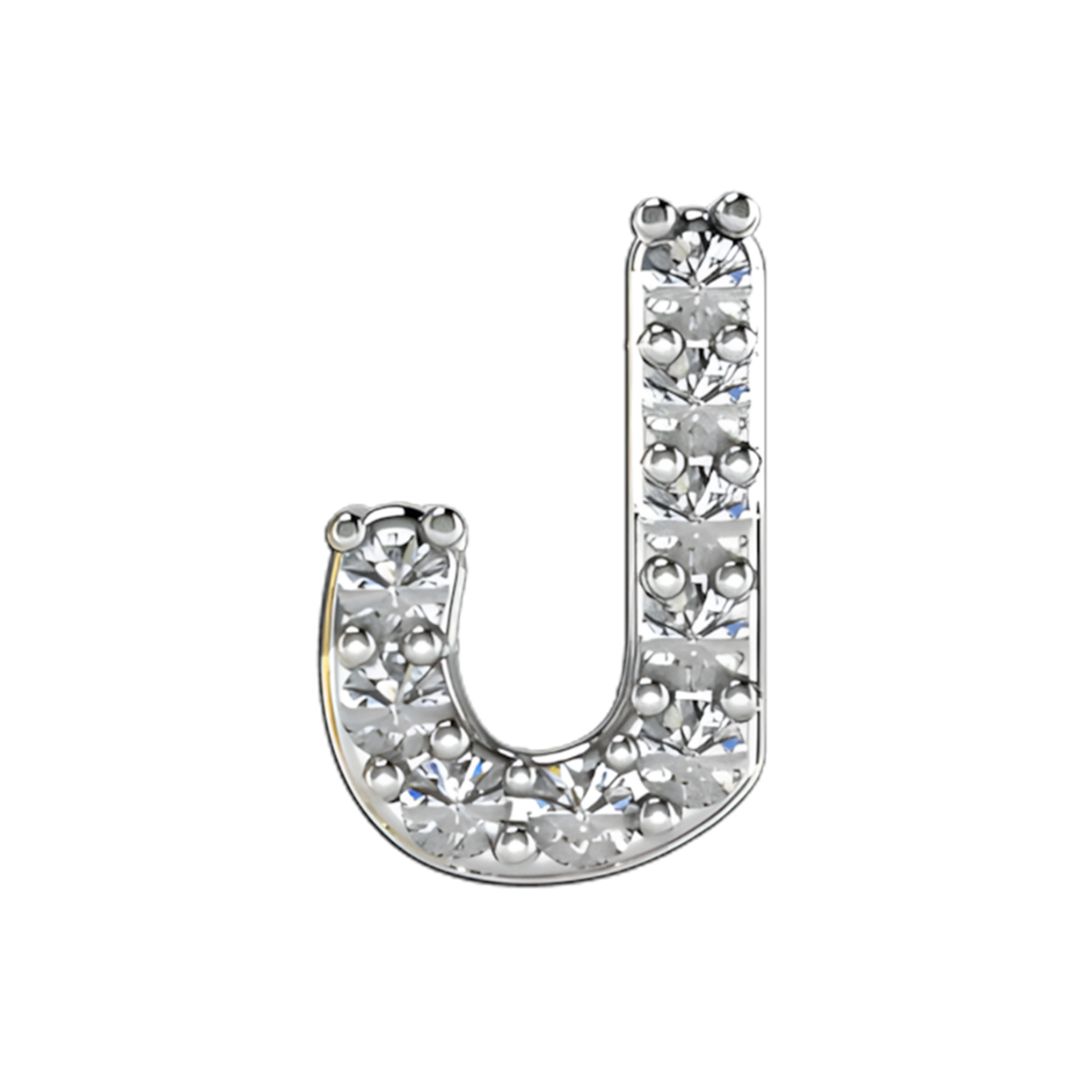 Charm J zirconium silver