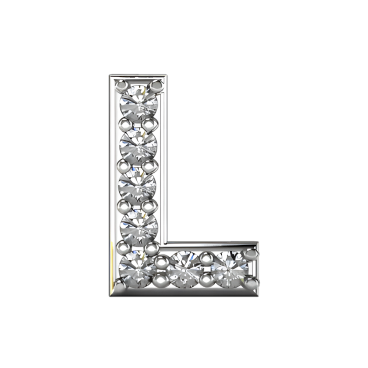 Charm L zirconium silver