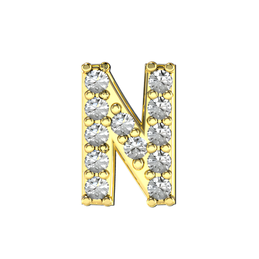 Charm N zirconium Gold