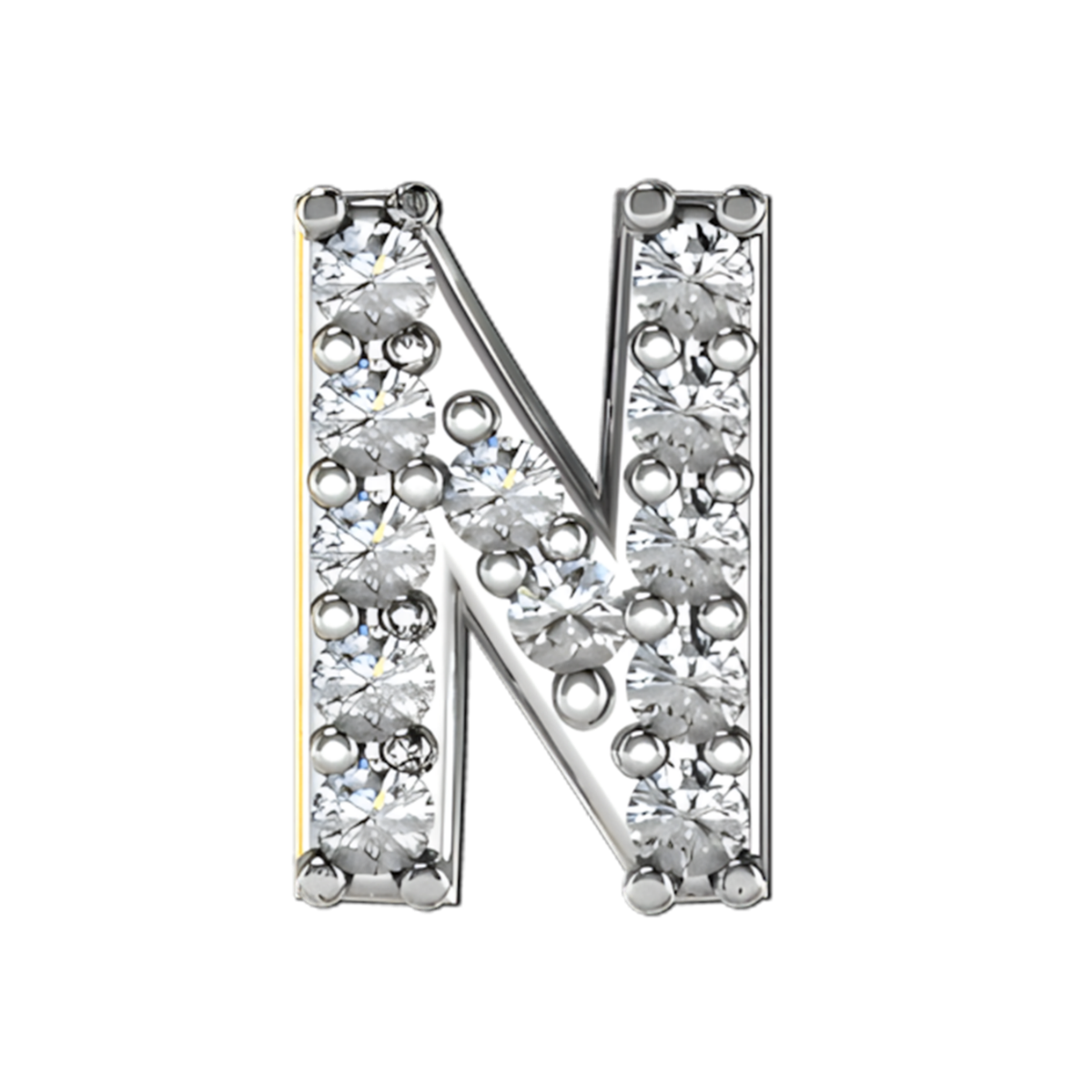 Charm N zirconium silver