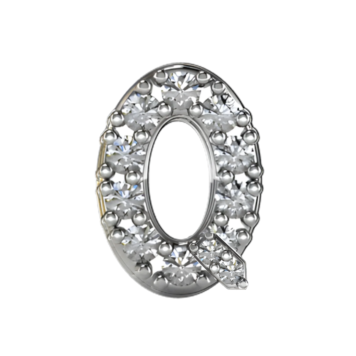 Charm Q zirconium silver