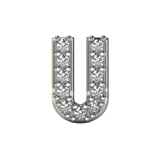 Sterling silver Charm with cubic zirconia
