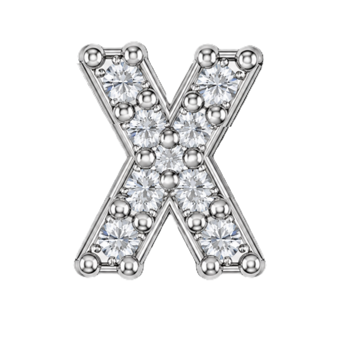 Charm X zirconium silver