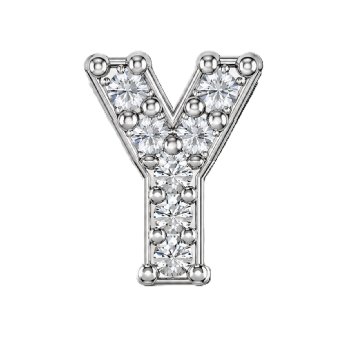 Charm Y zirconium silver