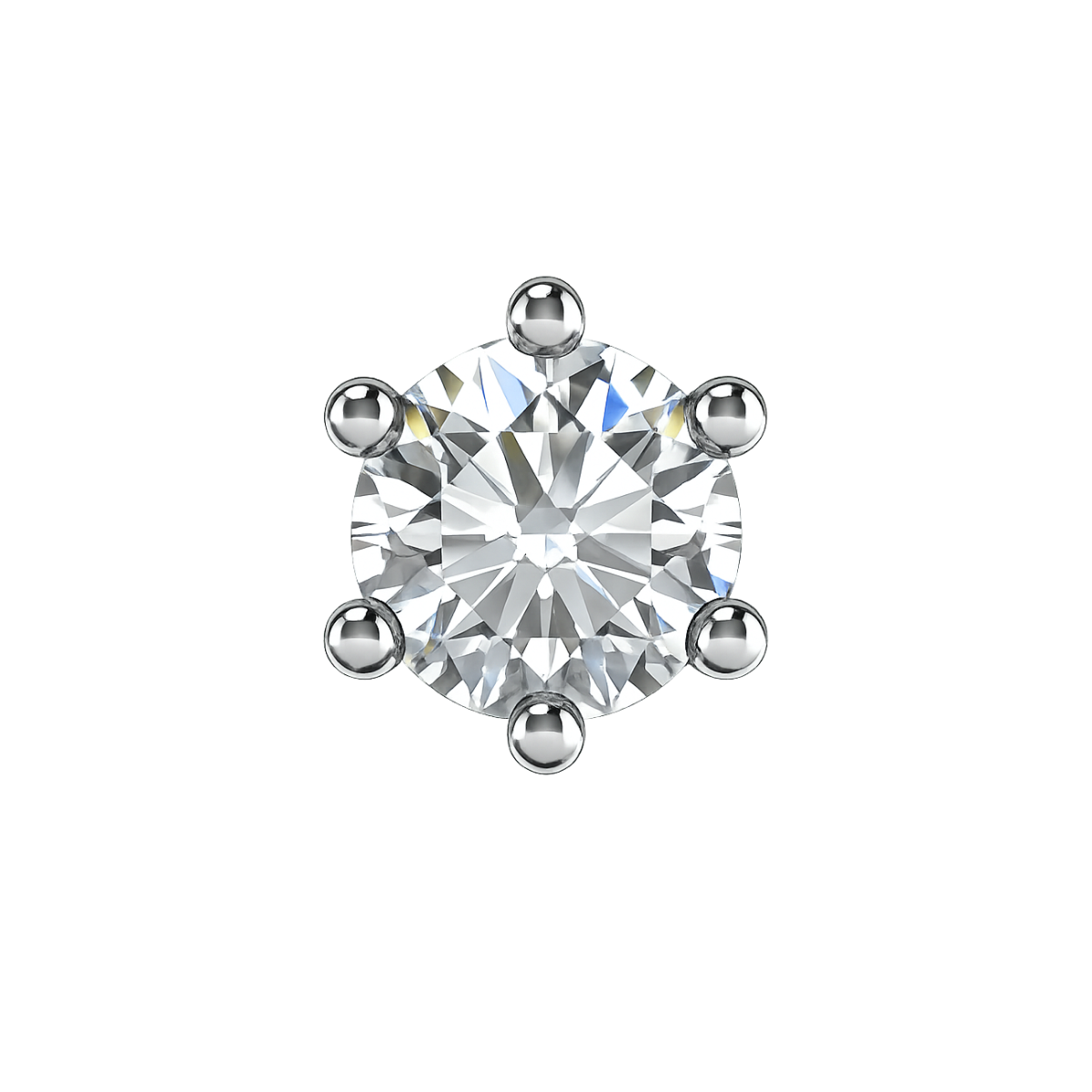 Charm ZIRCONIUM BLANC silver