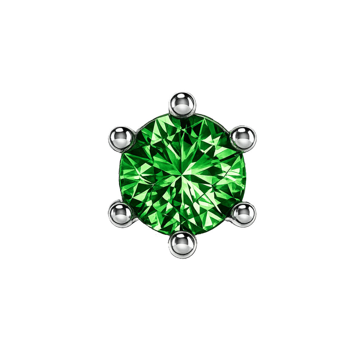 Charm EMERAUDE silver