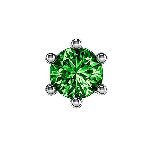 EMERAUDE silver charm