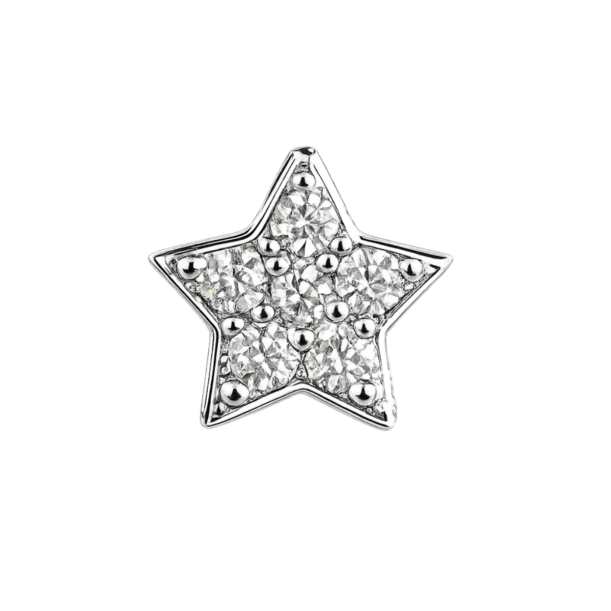 Charm ETOILE MINI zirconium silver