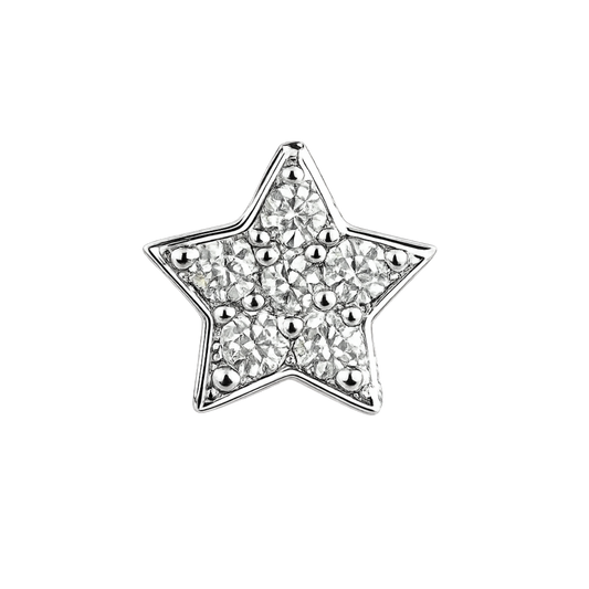 Charm ETOILE MINI zirconium silver
