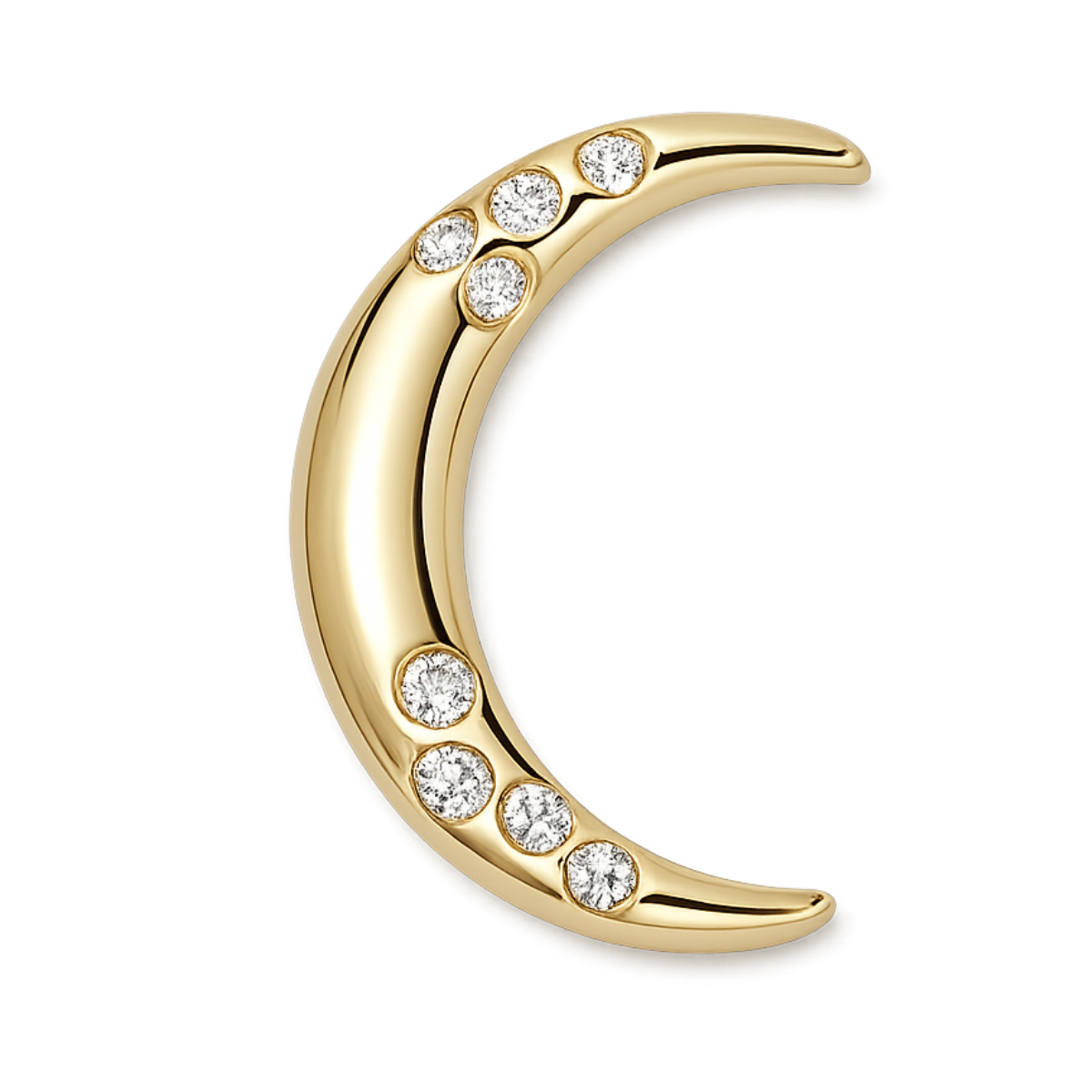 Charm LUNE zirconium gold