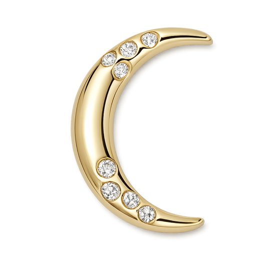 Charm LUNE zirconium gold