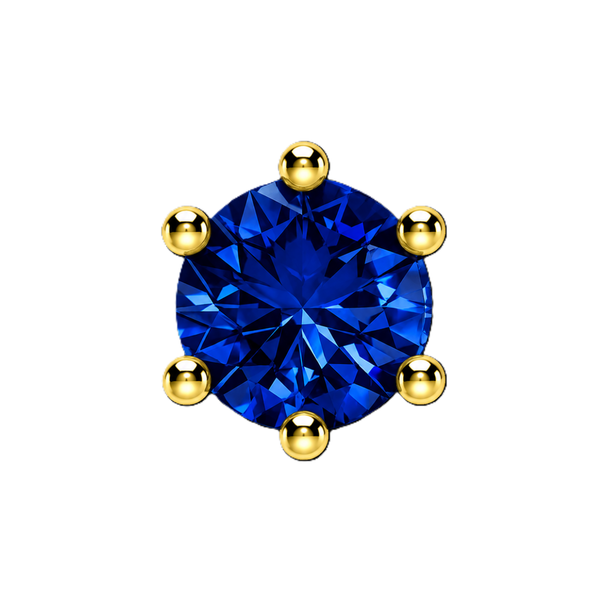 Charm SAPHIR BLEU gold
