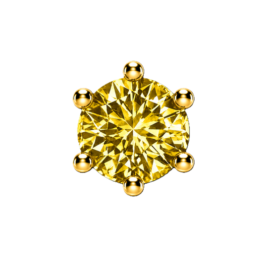 Charm TOPAZE JAUNE gold