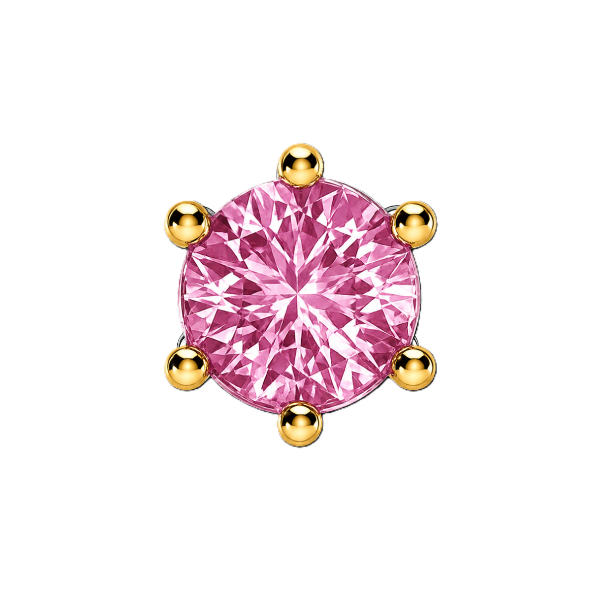 Charm TOPAZE ROSE gold