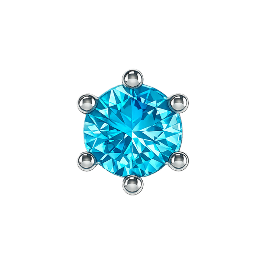 Turquoise sterling silver charm